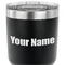 Block Name 30 oz Stainless Steel Ringneck Tumbler - Black - CLOSE UP