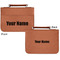 Block Name Cognac Leatherette Bible Covers - Small Double Sided Apvl