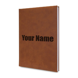Block Name Leatherette Journal - Double Sided (Personalized)