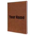 Block Name Leather Sketchbook (Personalized)