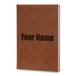 Block Name Leatherette Journal - Large - Double Sided (Personalized)