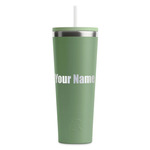 Block Name RTIC Everyday Tumbler with Straw - 28oz - Light Green - Double-Sided (Personalized)