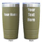 Block Name Olive Polar Camel Tumbler - 20oz - Double Sided - Approval