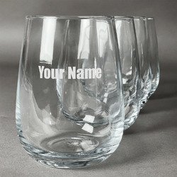 Custom Stemless Wine Glasses for Men