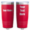 Block Name Red Polar Camel Tumbler - 20oz - Double Sided - Approval