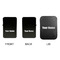 Block Name Windproof Lighters - Black, Double Sided, w Lid - APPROVAL