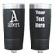 Name & Initial Black Polar Camel Tumbler - 20oz - Double Sided  - Approval