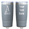 Name & Initial Gray Polar Camel Tumbler - 20oz - Double Sided - Approval