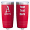 Name & Initial Red Polar Camel Tumbler - 20oz - Double Sided - Approval