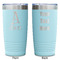 Name & Initial Teal Polar Camel Tumbler - 20oz -Double Sided - Approval