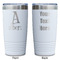 Name & Initial White Polar Camel Tumbler - 20oz - Double Sided - Approval