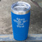 Multiline Text Blue Polar Camel Tumbler - 20oz - Angled