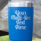 Multiline Text Blue Polar Camel Tumbler - 20oz - Close Up