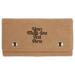 Multiline Text Cards & Dice Set - Light Brown (Personalized)