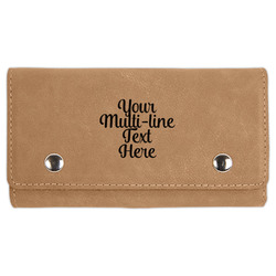 Multiline Text Cards & Dice Set - Light Brown (Personalized)