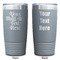 Multiline Text Gray Polar Camel Tumbler - 20oz - Double Sided - Approval