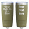 Multiline Text Olive Polar Camel Tumbler - 20oz - Double Sided - Approval