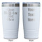 Multiline Text White Polar Camel Tumbler - 20oz - Double Sided - Approval