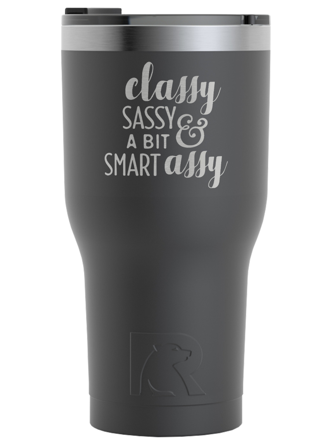 Sassy Quotes RTIC Tumbler - Black (Personalized) - YouCustomizeIt