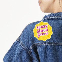 Sassy Quotes Twill Iron On Patch - Custom Shape