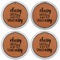 Sassy Quotes Leather Coaster Set of 4