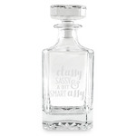 Sassy Quotes Whiskey Decanter - 26 oz Square