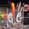 Name & Initial (Girly) Acrylic Pen Holder - In Context