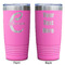 Name & Initial (Girly) Pink Polar Camel Tumbler - 20oz - Double Sided - Approval