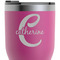 Name & Initial (Girly) RTIC Tumbler - Magenta - Close Up