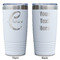 Name & Initial (Girly) White Polar Camel Tumbler - 20oz - Double Sided - Approval