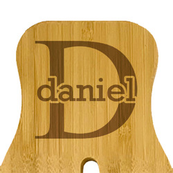 Name & Initial (for Guys) Bamboo Salad Mixing Hand (Personalized)