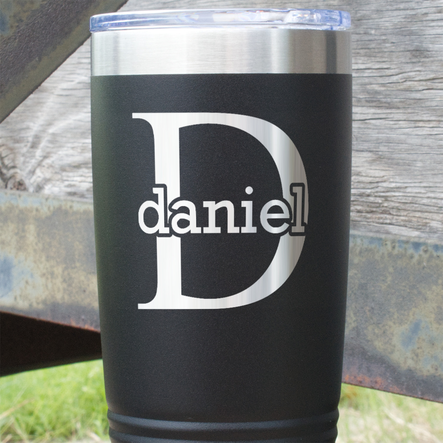 Custom 20 oz Stainless Steel Tumblers - Royal Blue - Single-Sided