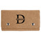 Name & Initial (for Guys) Cards & Dice Set - Light Brown - Front