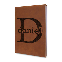 Name & Initial (for Guys) Leatherette Journal - Single Sided (Personalized)