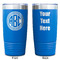 Round Monogram Blue Polar Camel Tumbler - 20oz - Double Sided - Approval