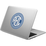 Round Monogram Laptop Decal (Personalized)