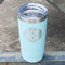 Round Monogram Teal Polar Camel Tumbler - 20oz - Angled