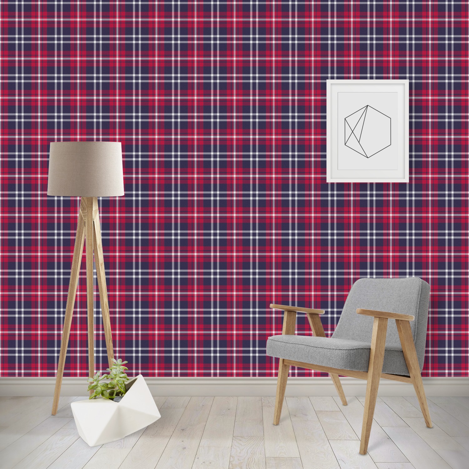 Dawson Eagles Plaid Wallpaper & Surface Covering (Peel & Stick ...