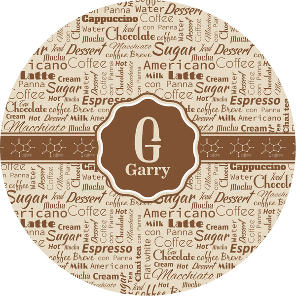 Custom Coffee Lover Multipurpose Round Labels - 2" (Personalized)