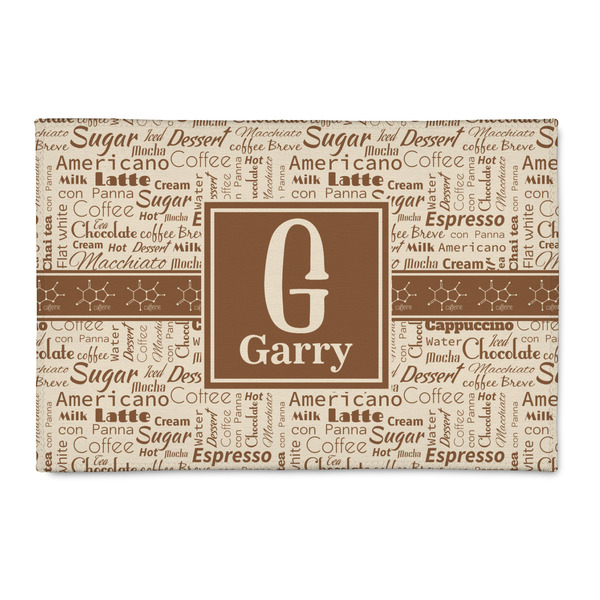 Custom Coffee Lover 2' x 3' Indoor Area Rug (Personalized)