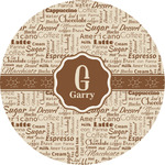 Coffee Lover Multipurpose Round Labels - Custom Sized (Personalized)