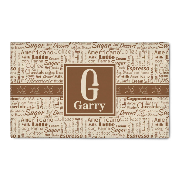 Custom Coffee Lover 3' x 5' Indoor Area Rug (Personalized)