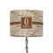 Coffee Lover 8" Drum Lampshade - ON STAND (Fabric)