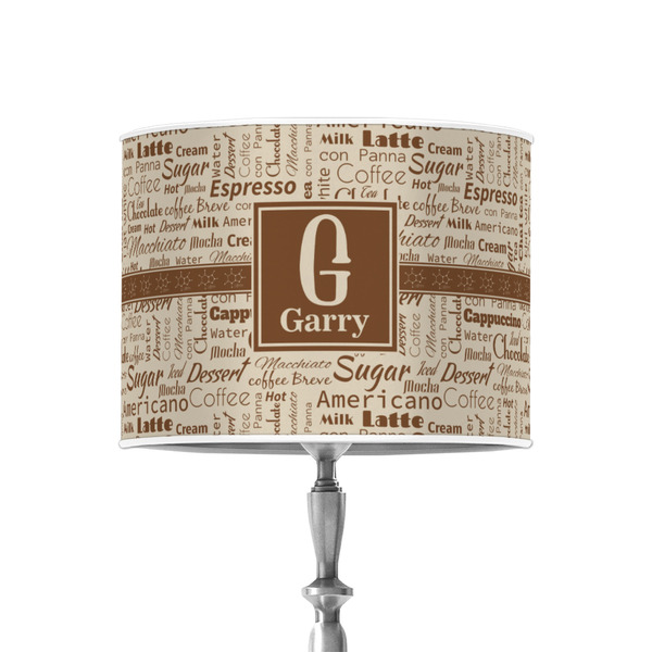 Custom Coffee Lover 8" Drum Lamp Shade - Poly-film (Personalized)