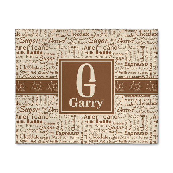 Custom Coffee Lover 8' x 10' Indoor Area Rug (Personalized)