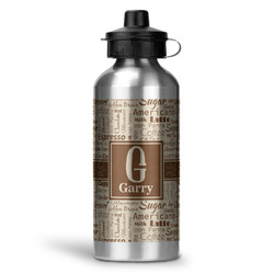 Coffee Lover Water Bottle - Aluminum - 20 oz (Personalized)