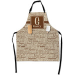 Coffee Lover Apron With Pockets w/ Name and Initial