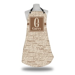 Coffee Lover Apron w/ Name and Initial