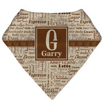 Coffee Lover Bandana Bib (Personalized)