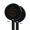 Coffee Lover Black Plastic 5.5" Stir Stick - Single Sided - Round - Front & Back